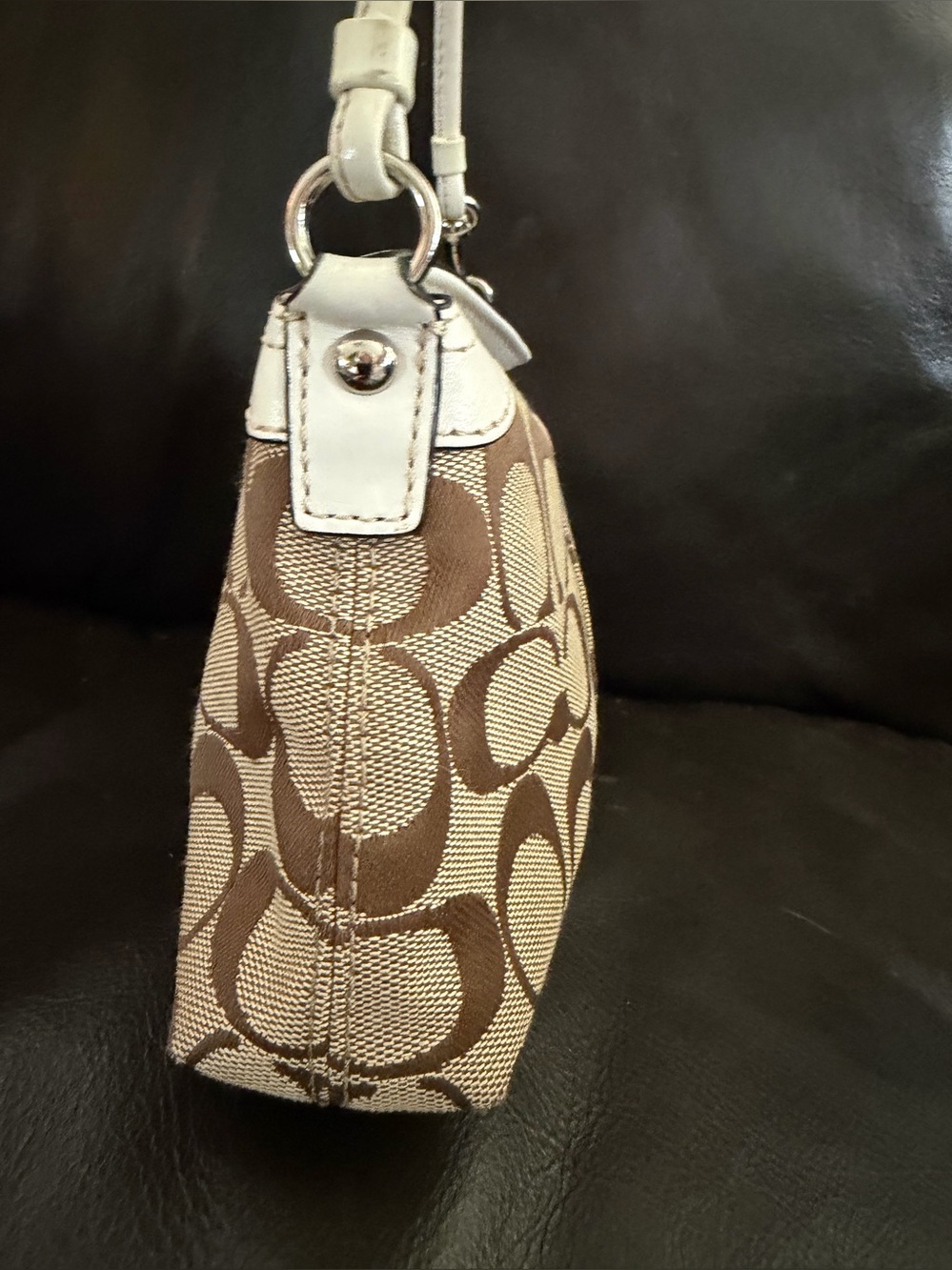 Coach Vintage Turnlock mini bag wristlet - Picture 4 of 7